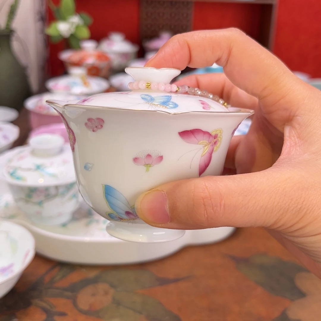 景德镇纯手绘陶瓷茶具