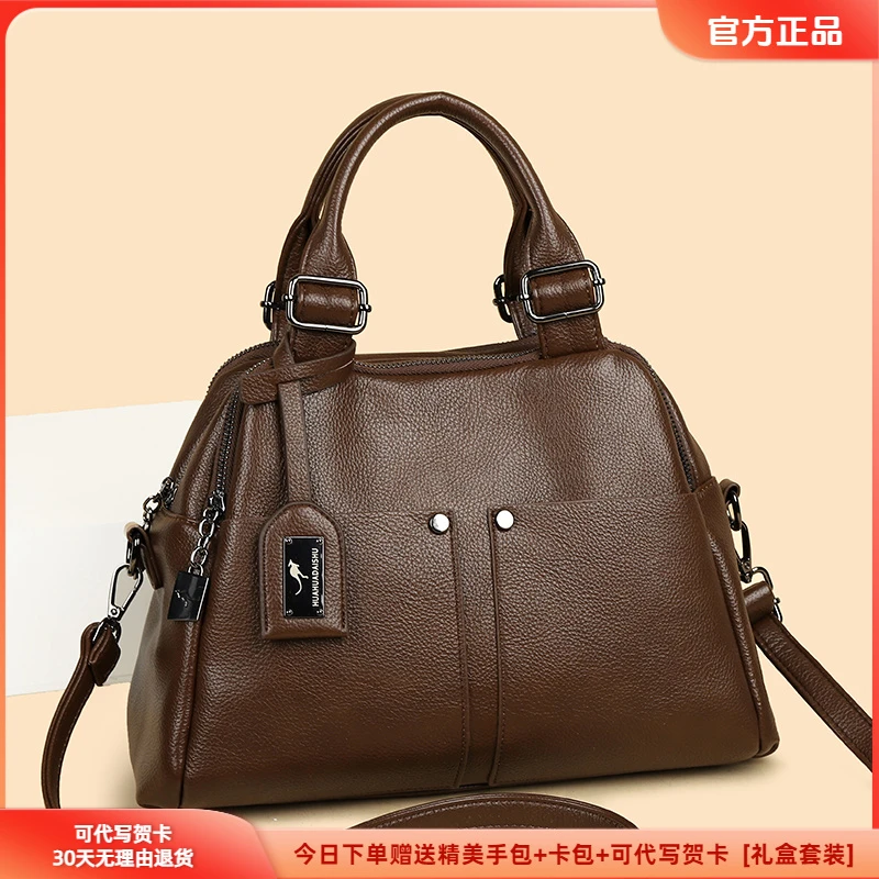 正品专柜女包新款中年女士包包大容量手提包欧美风休闲百搭斜挎包