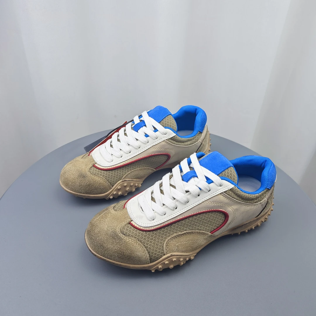 SGIRL TWTW复古撞色阿甘德训鞋女2025做旧拼接百搭休闲运动运动鞋