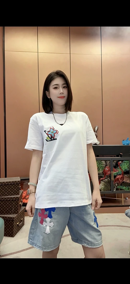 【绘影弄潮】2025夏季新款宽松百搭显瘦短袖轻奢休闲潮流