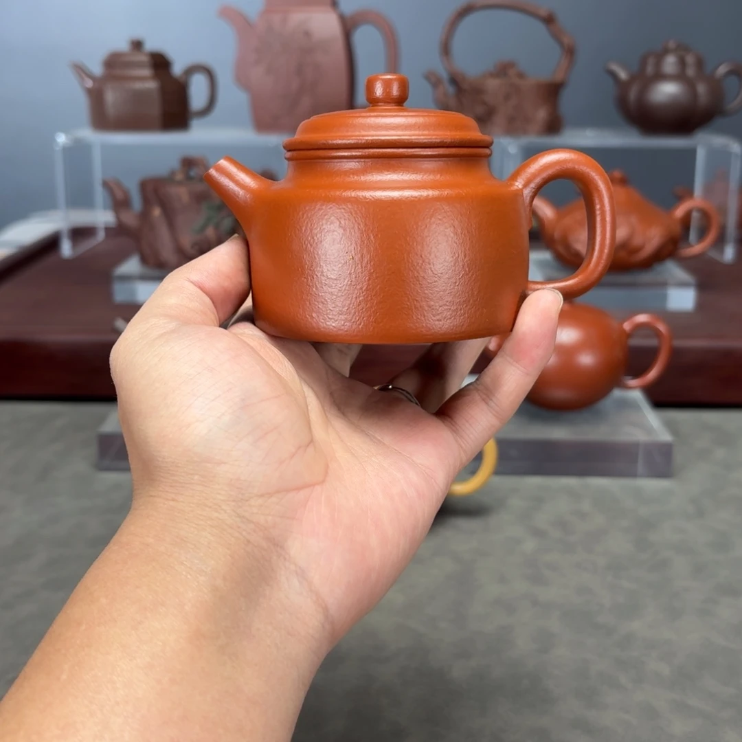 紫砂茶壶德中200CC朱泥
