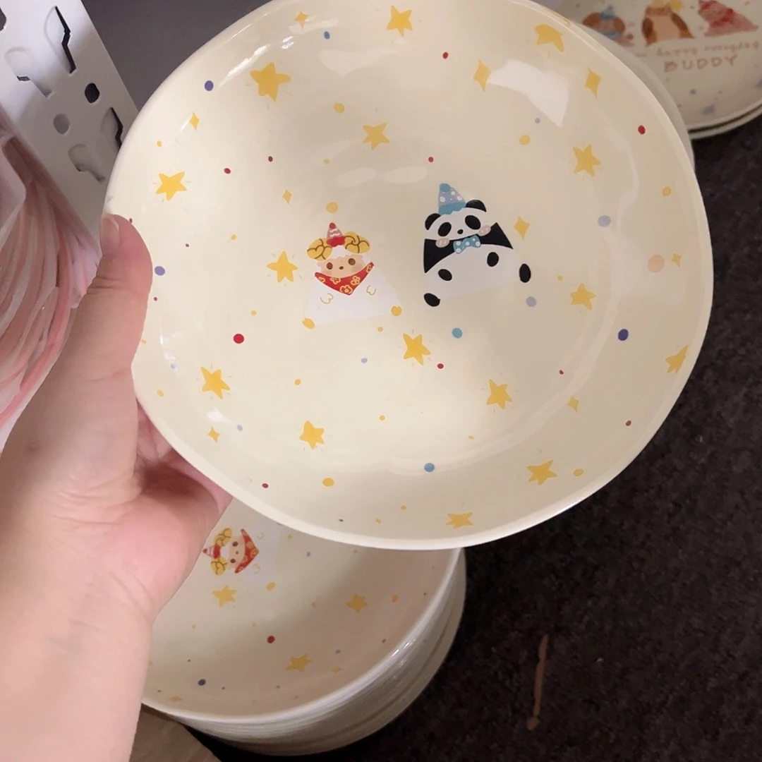 8寸圆盘微微瑕陶瓷餐具