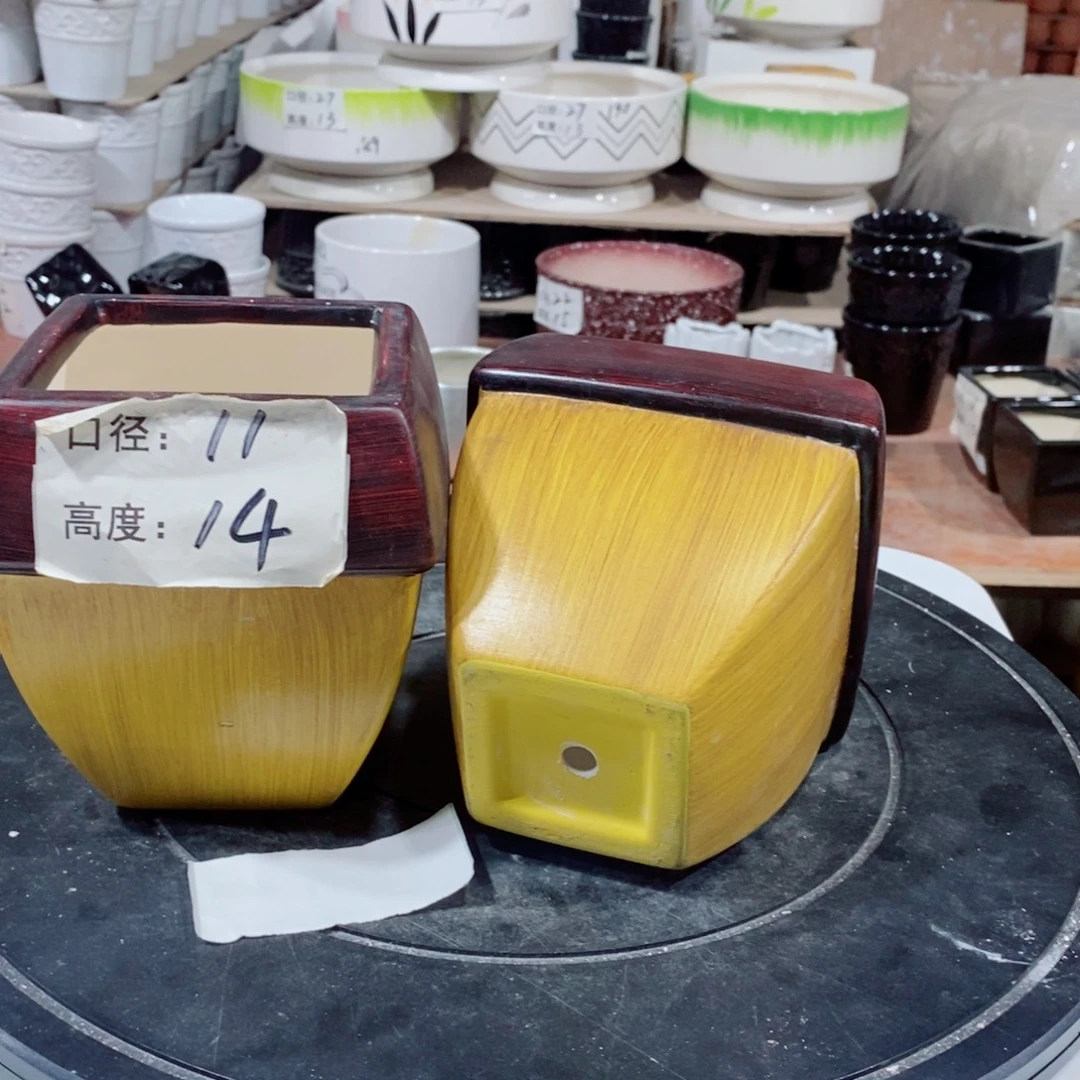 微瑕花盆-142-口11×14-2个