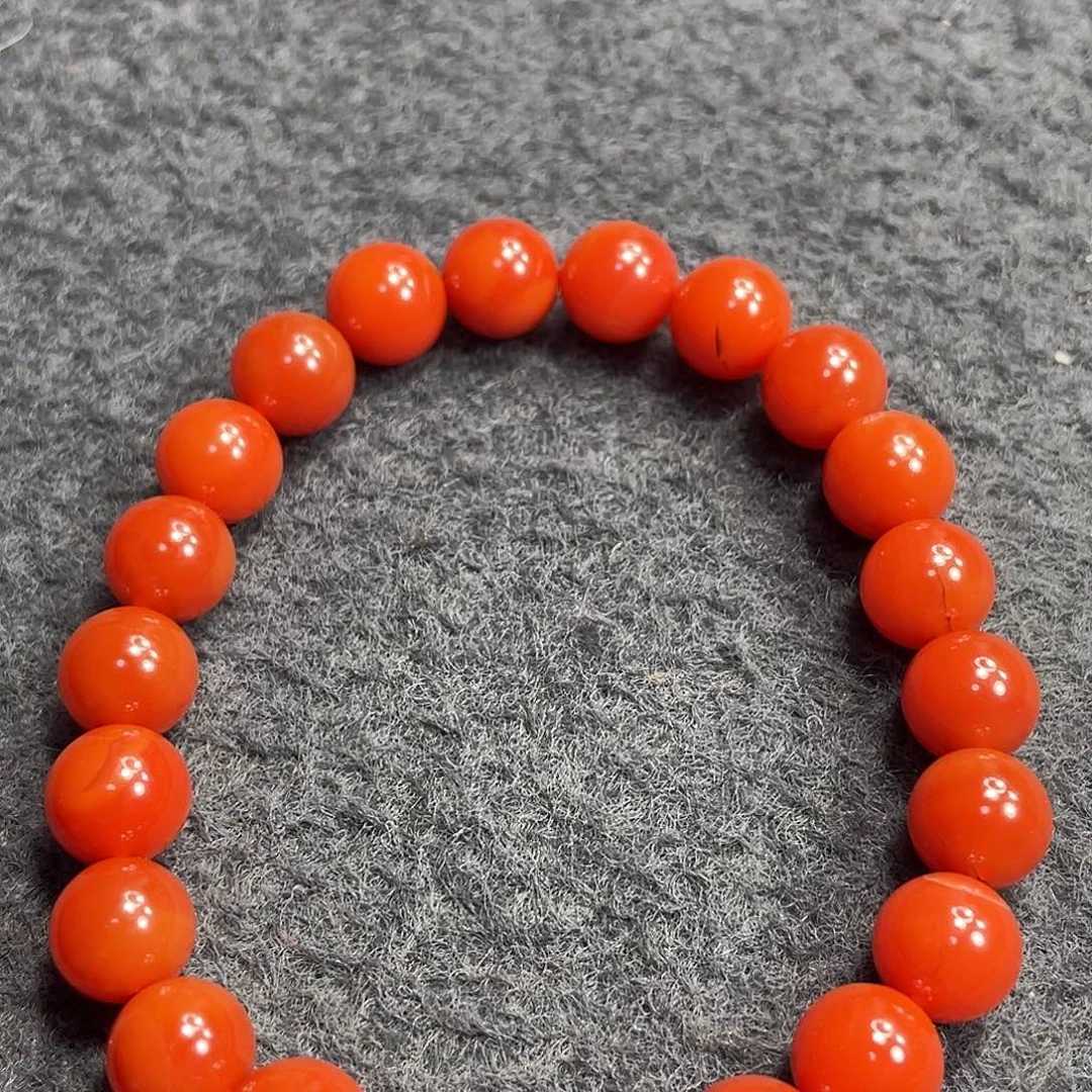 南红玛瑙手串未镶嵌