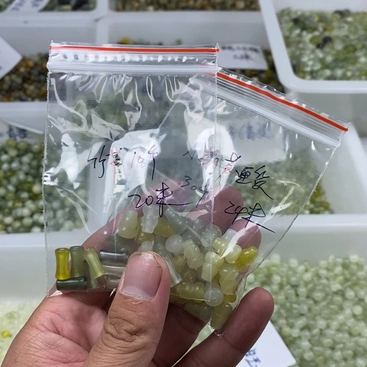 合金蛇纹石玉珠宝半成品