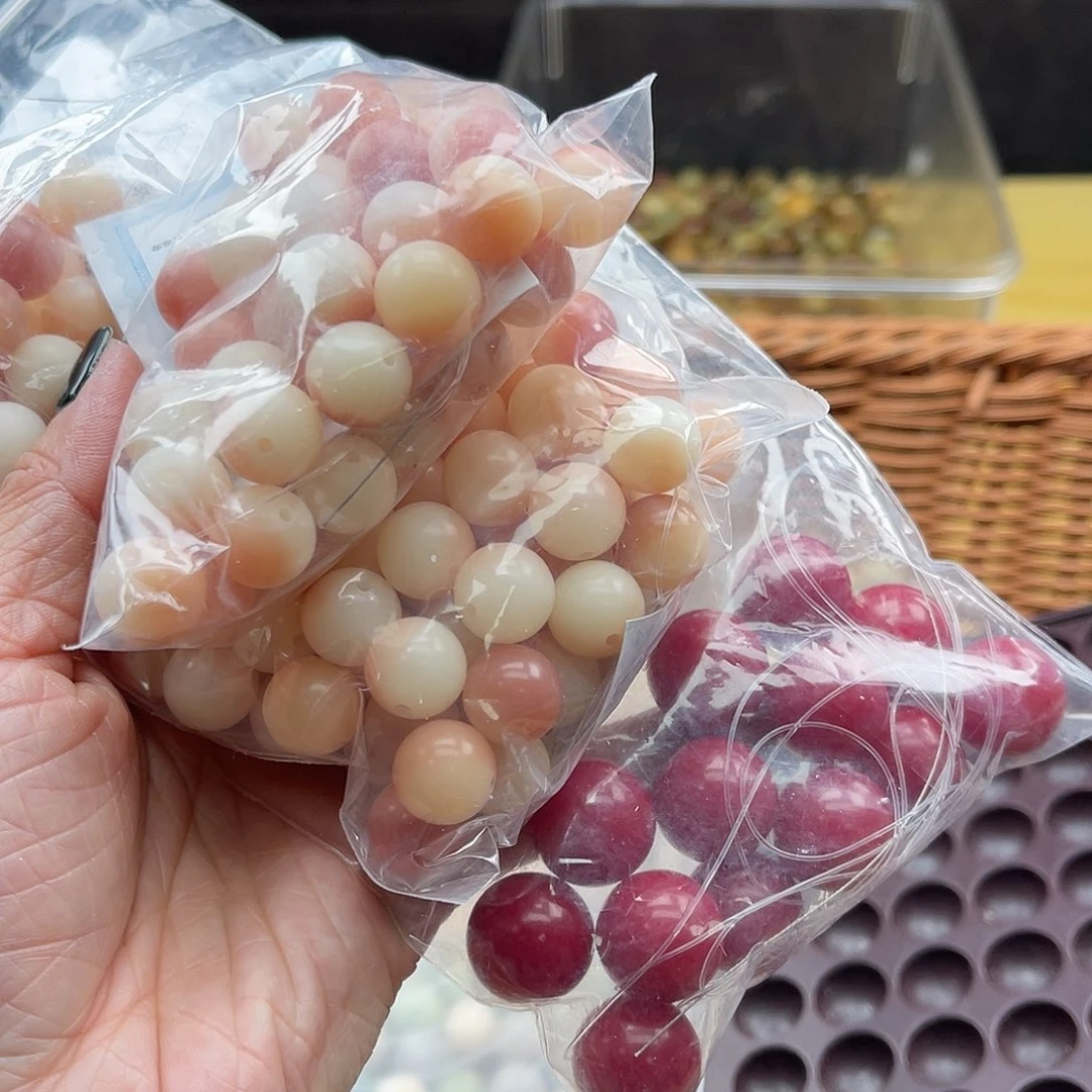 白玉菩提吊坠A/12mm/100颗
