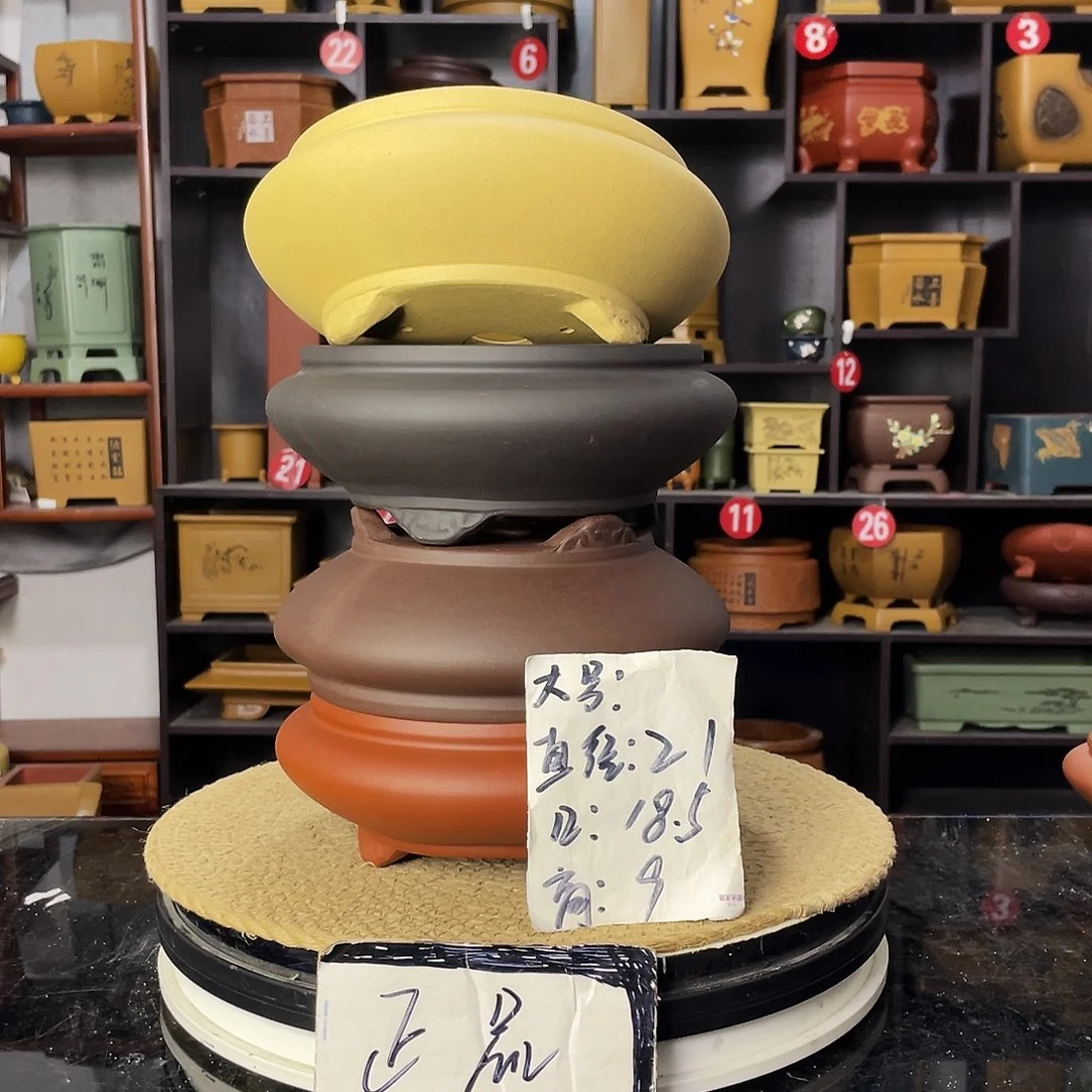 D-盆尚好紫砂花盆