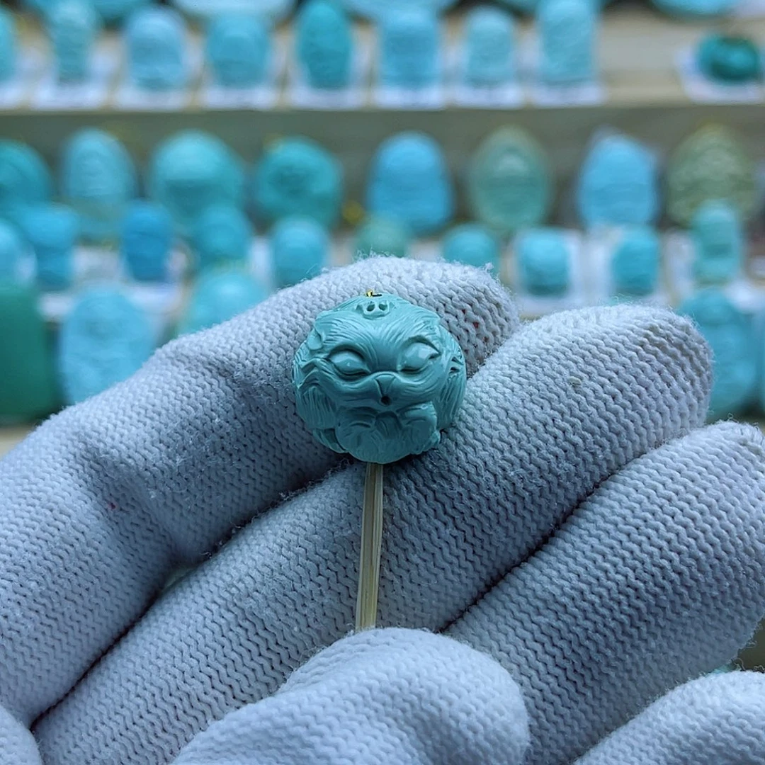 绿松石未镶嵌珠宝奇石15mm