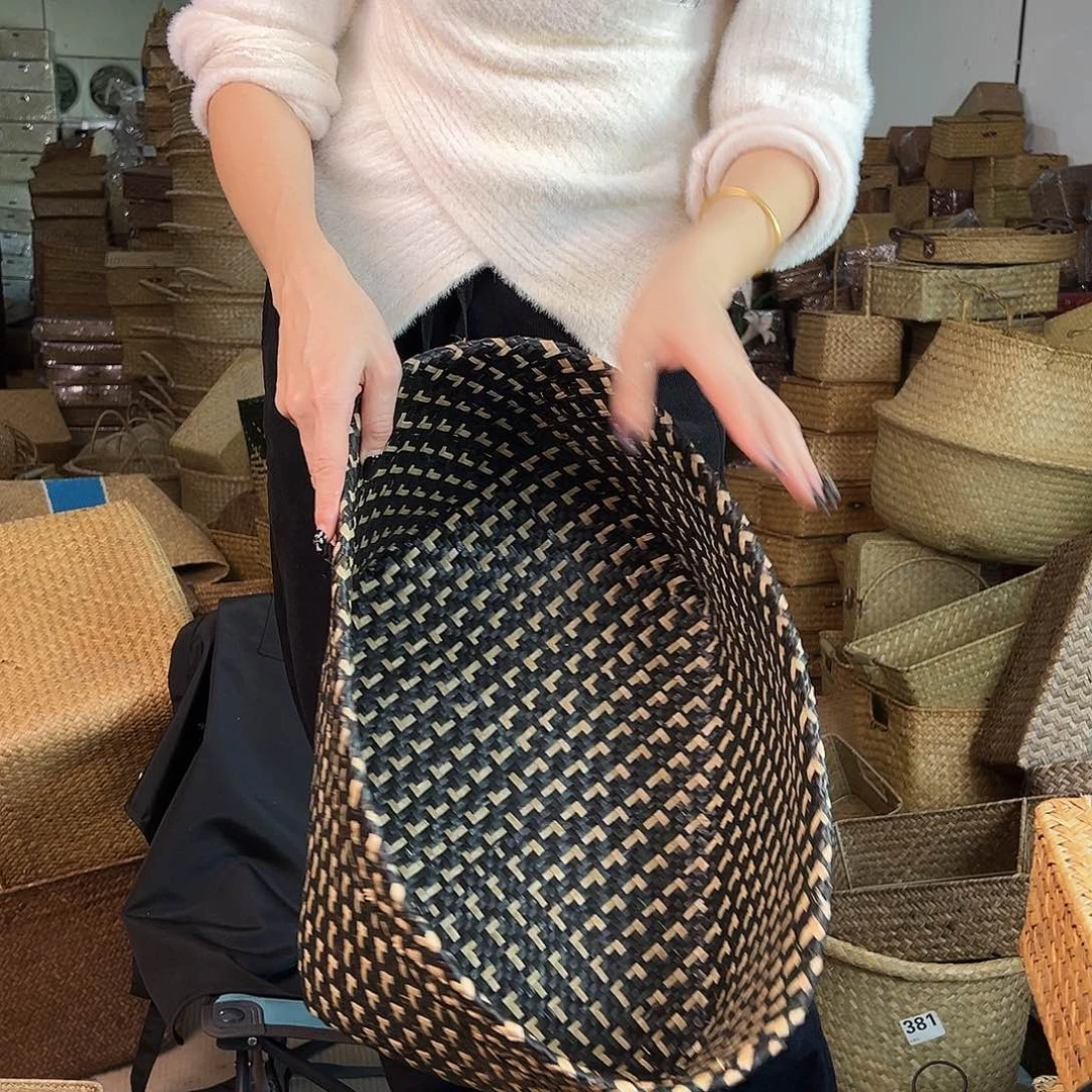 草编草编包/草编收纳盒微瑕疵