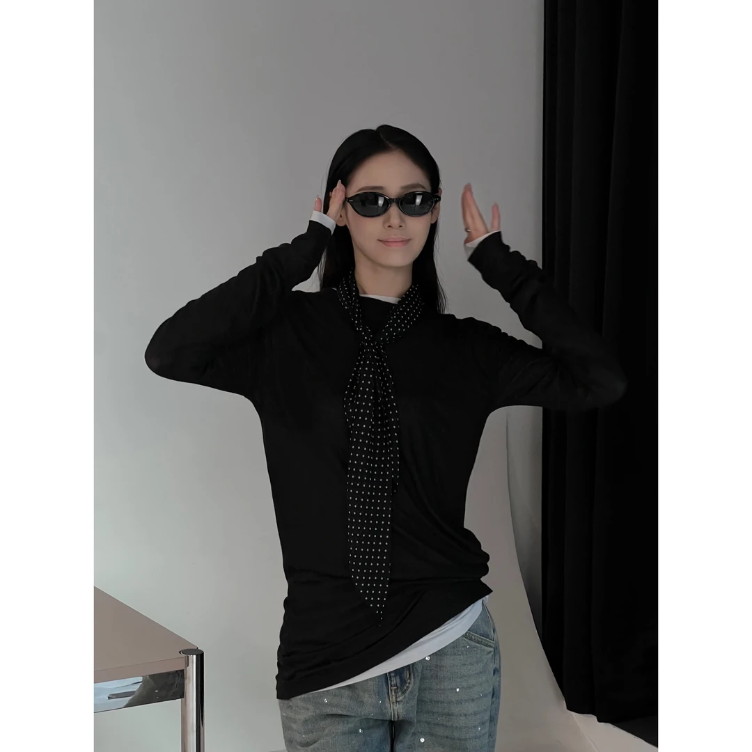 SHELLE ARTISTE设计师品牌25春夏新品长袖T恤SOLSOL买手店