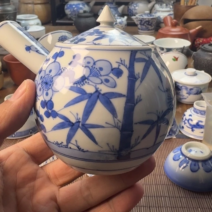 青花瓷器杯子茶具