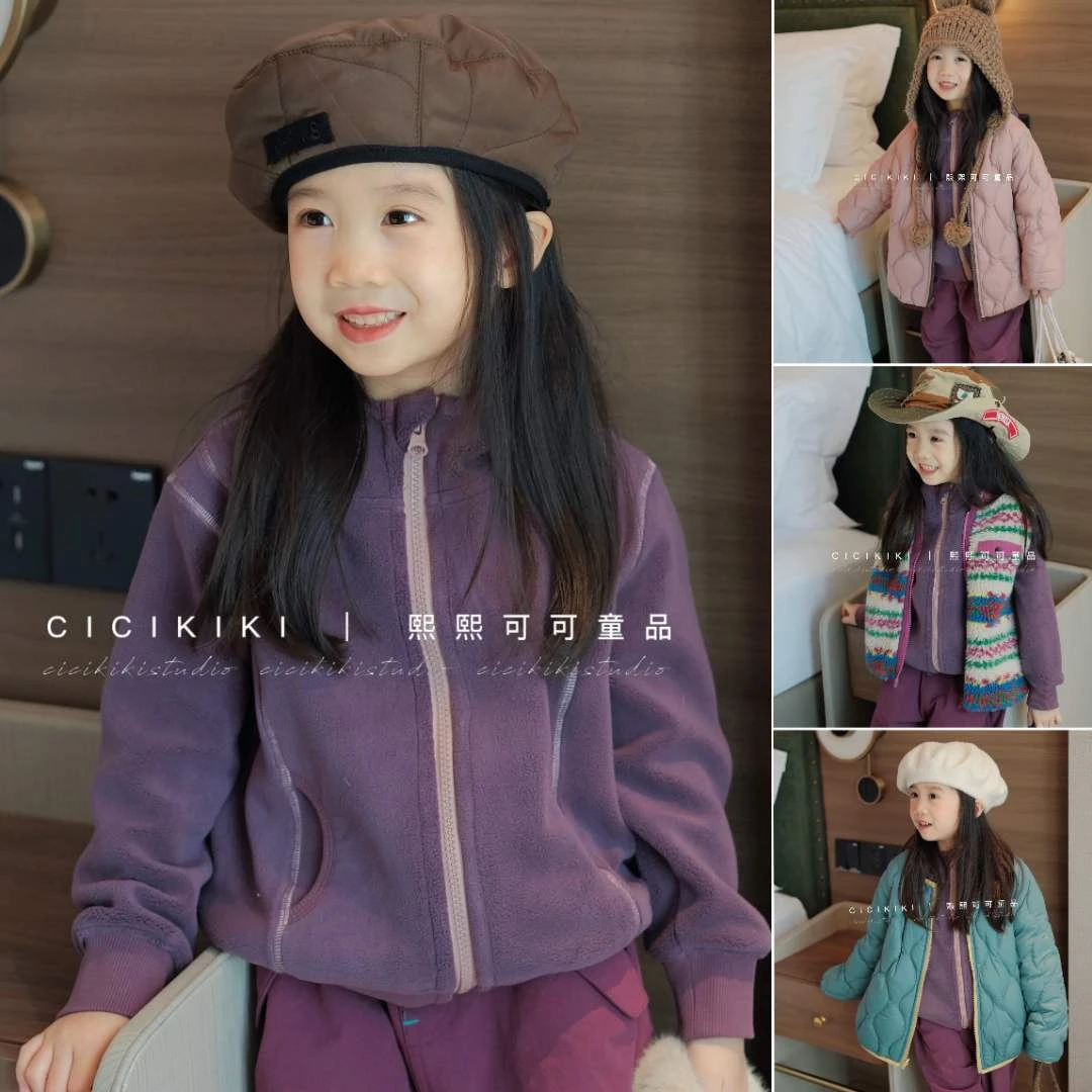 【熙熙可可】2025儿童童装秋冬时尚百搭休闲韩版品质外套 WT2567