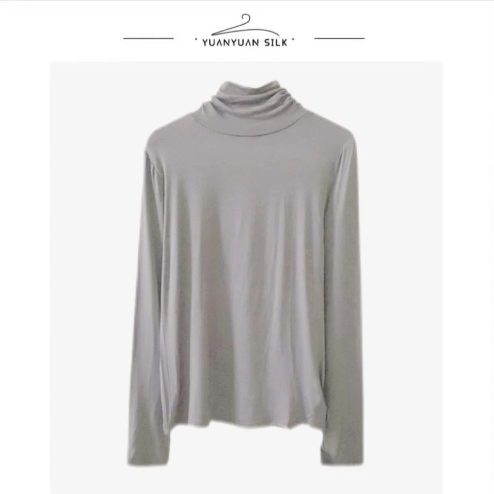A【超高领】强推！匹马棉舒服到心坎！纯进口匹马棉谷强捻工艺上衣q36