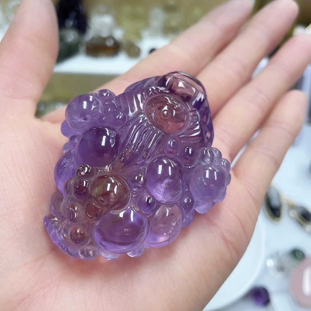 紫晶珠宝半成品未镶嵌?*?