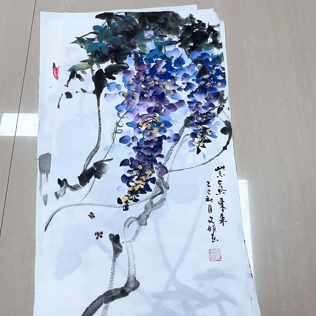 国画国画作品多次