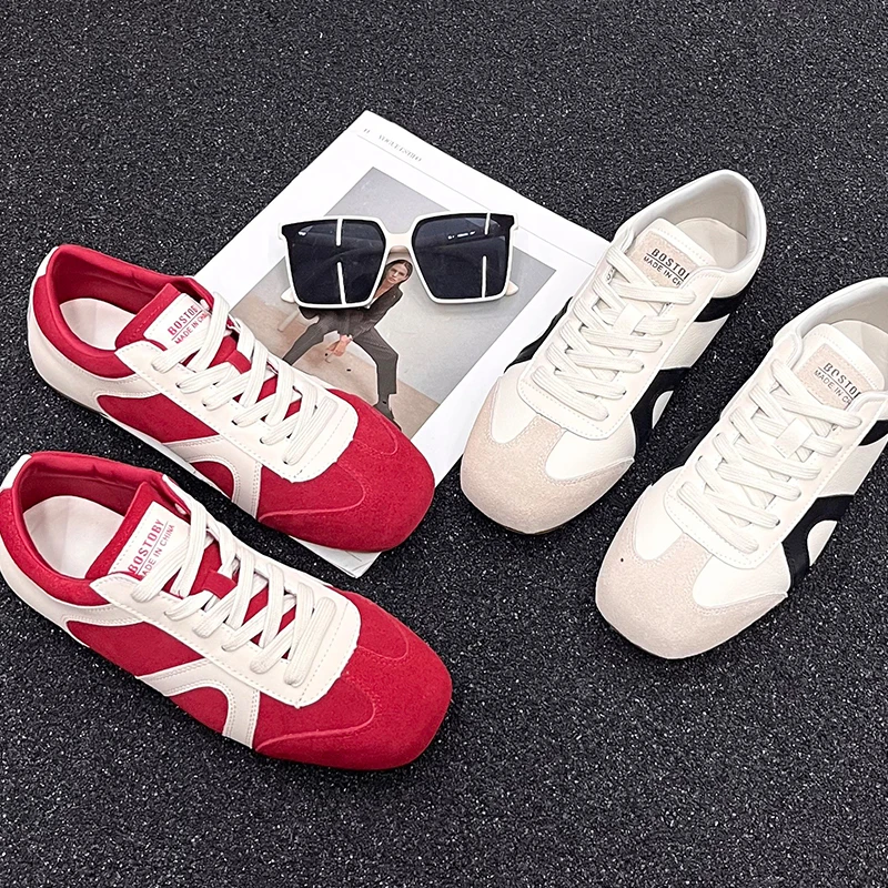 220-3春季新款板鞋百搭时尚休闲德训鞋平底女鞋