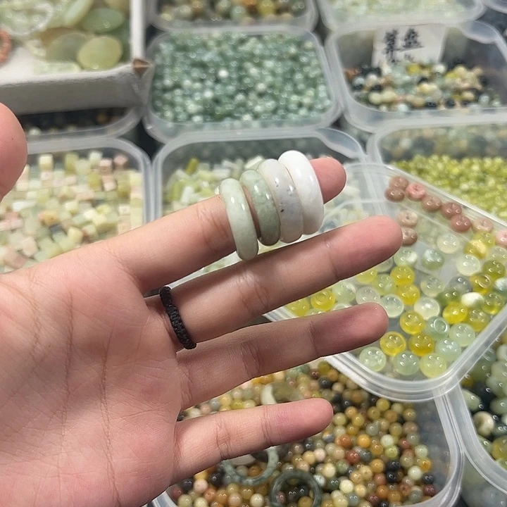 合金蛇纹石玉珠宝半成品