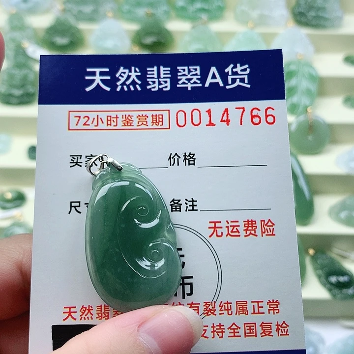 颈饰未镶嵌翡翠吊