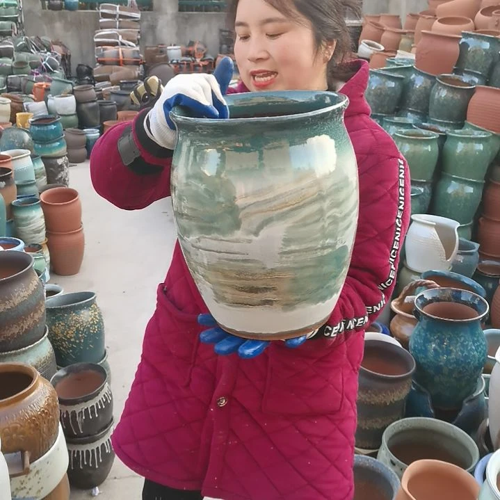 红陶口24高31一个盆子