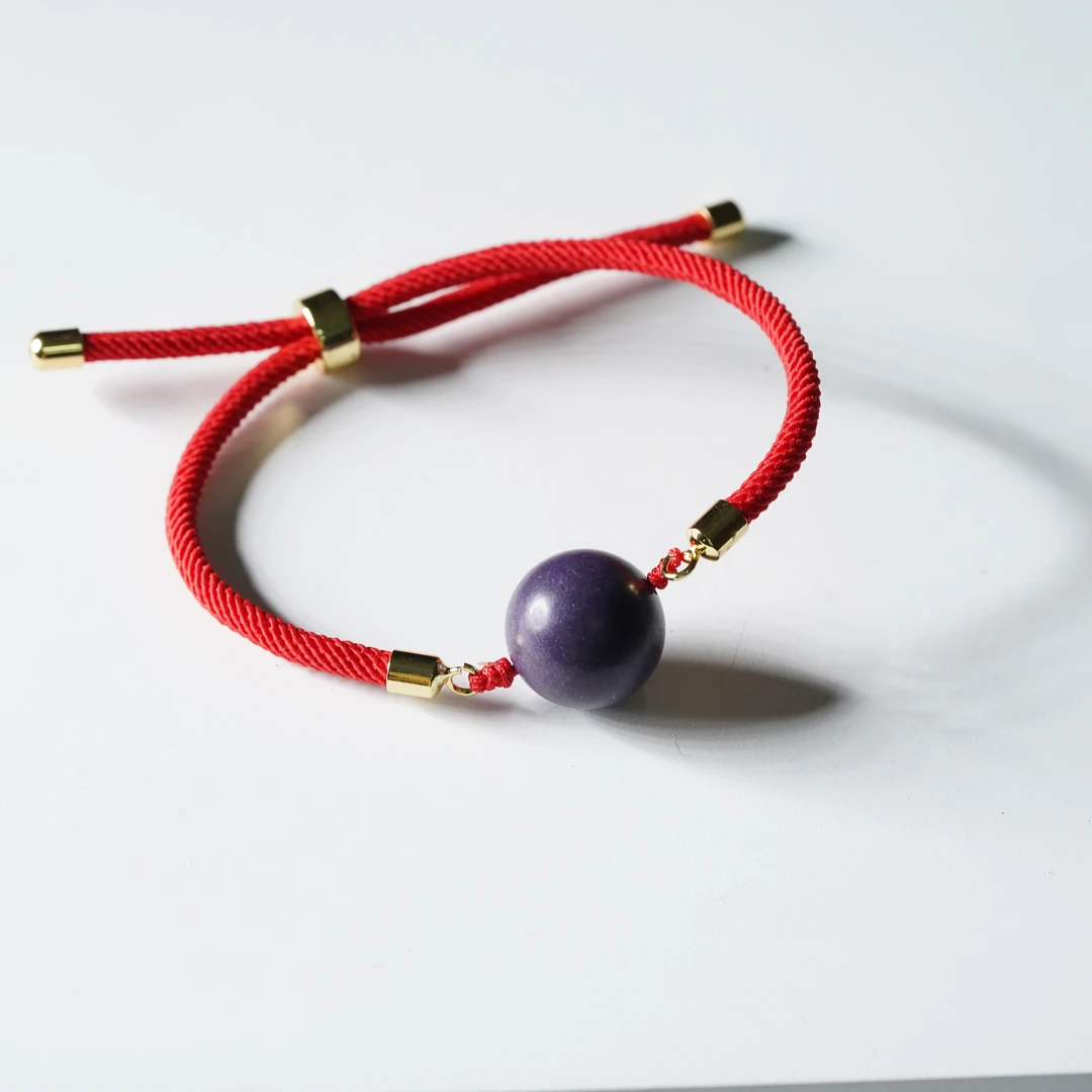 【珊木居】HXZ978JY 紫阙归元合香珠1.4圆珠手编红绳手串