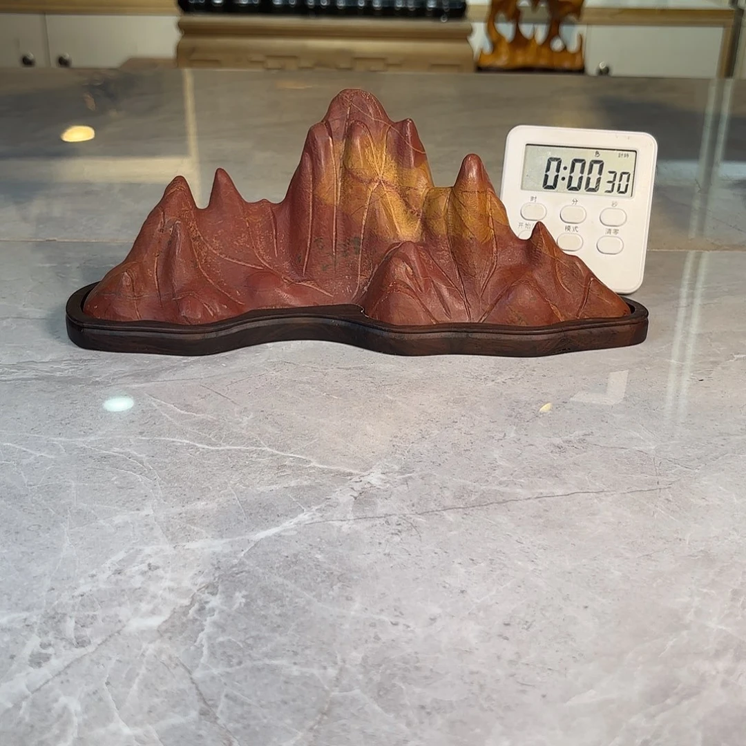 旺***旺灵璧石手工雕刻奇石摆件