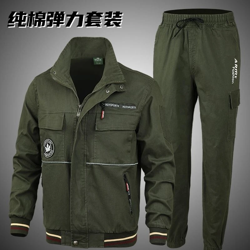 【沙漠冬】男士劳保工装外套耐磨耐脏工地干活焊工