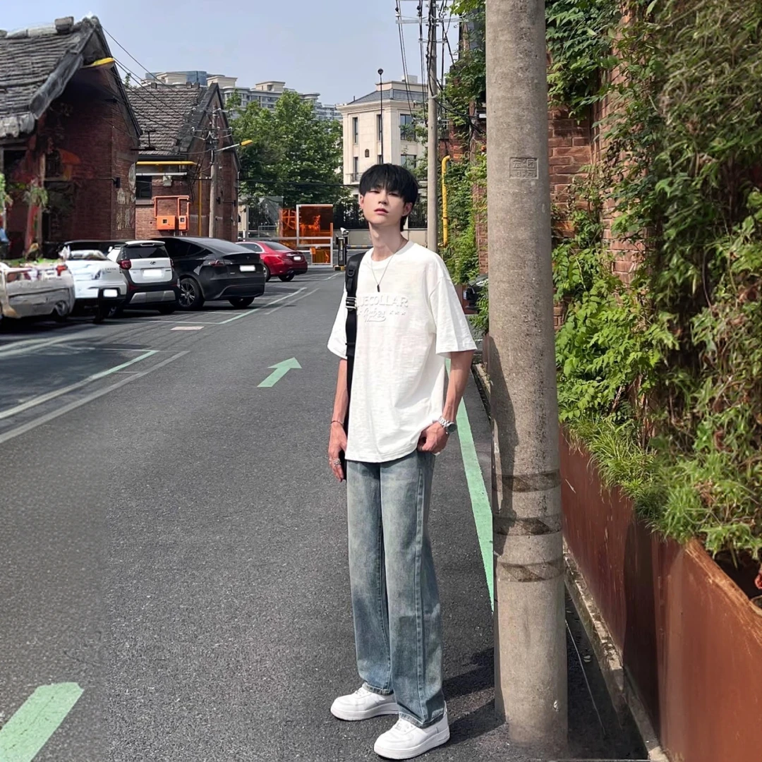 屿汐男鞋运动休闲平底板鞋透气时尚百搭潮流小白鞋YY-3