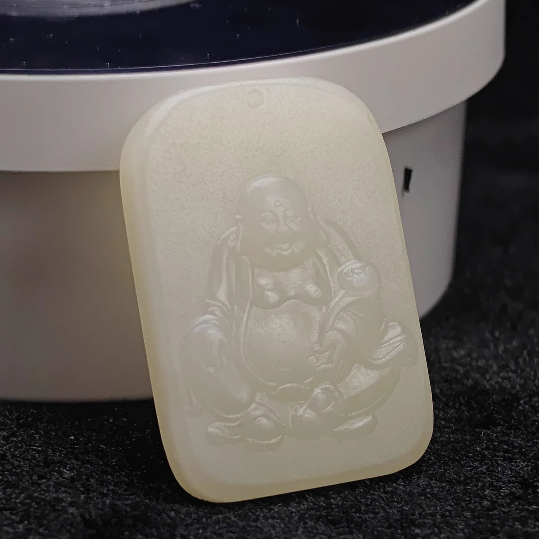 和田玉佛公挂件S026