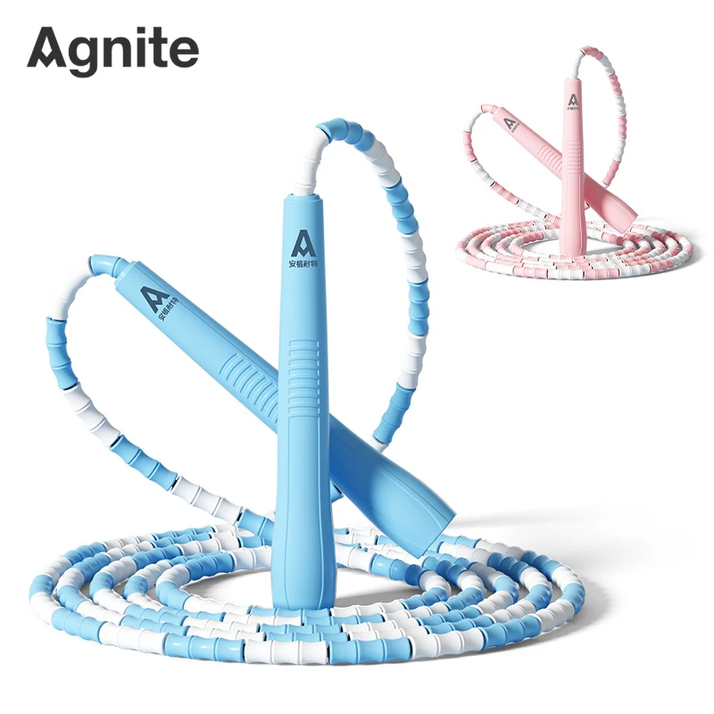 得力FT168安格耐特跳绳竹节跳绳学生跳绳