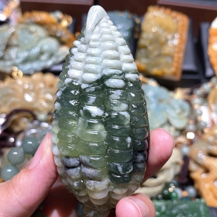 岫玉毛衣链未镶嵌