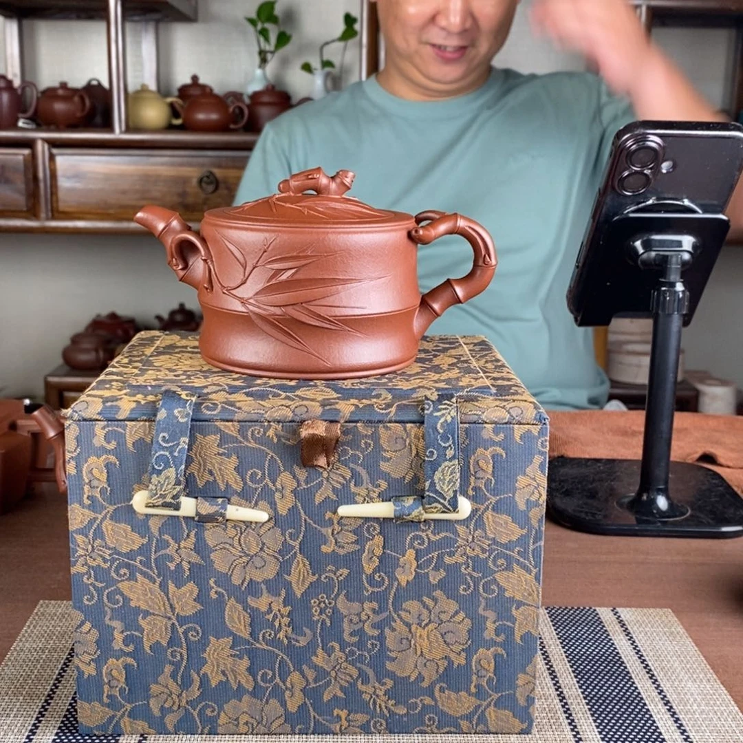 何***悟紫砂茶壶宜兴紫砂工艺美术精品