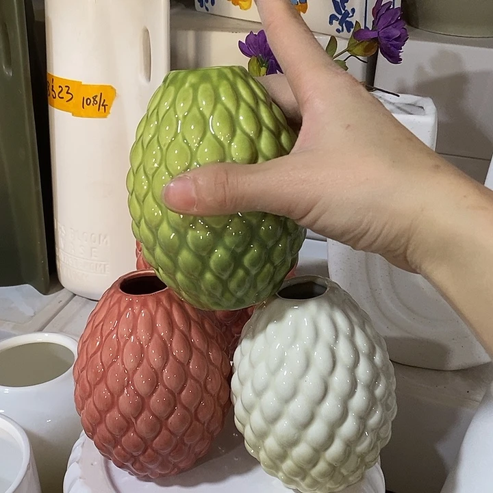 陶摆件水培陶盆无孔 瑕疵介意勿拍