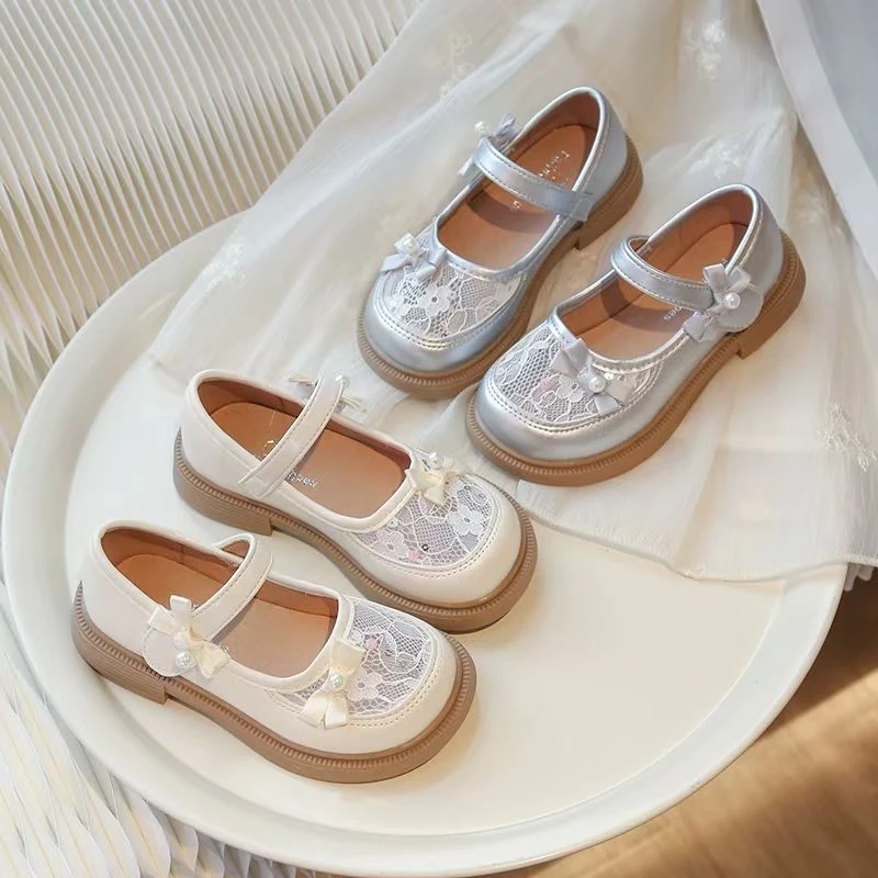 女童2025夏季新款软底防滑单鞋网面透气公主鞋9981