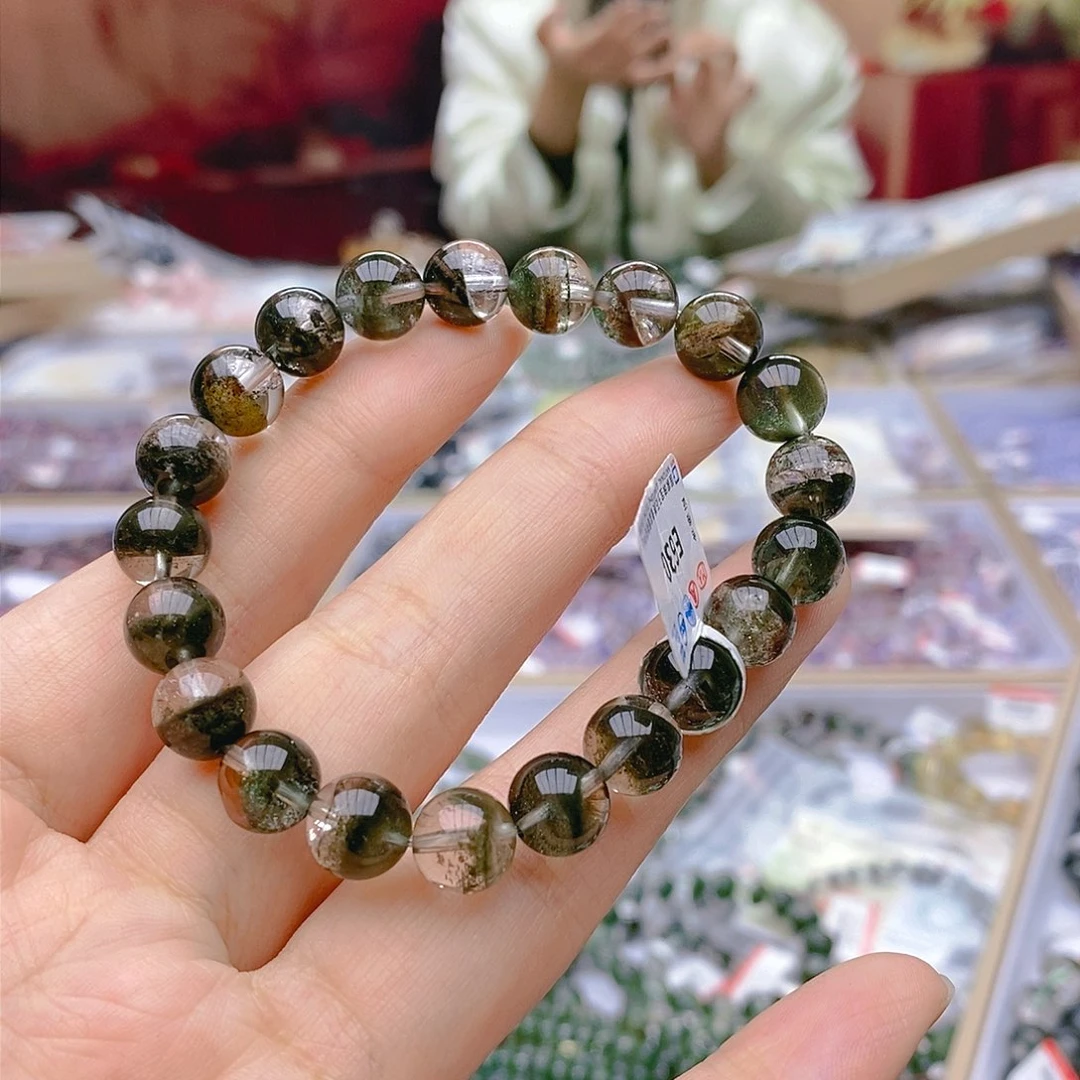 水晶手链未镶嵌E630绿幽灵手串