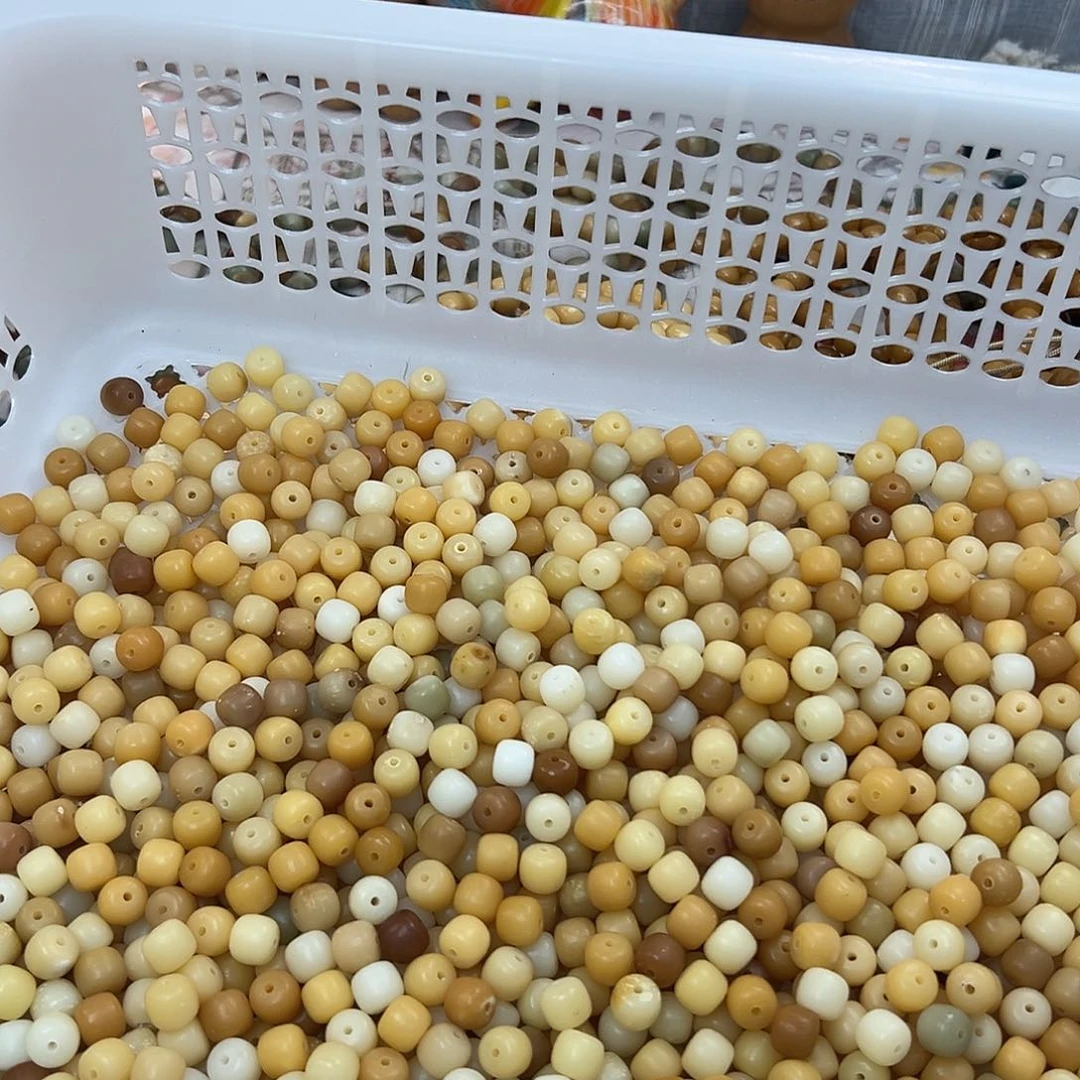 菩提根/象牙果手串10缅小料瑕疵30颗2114