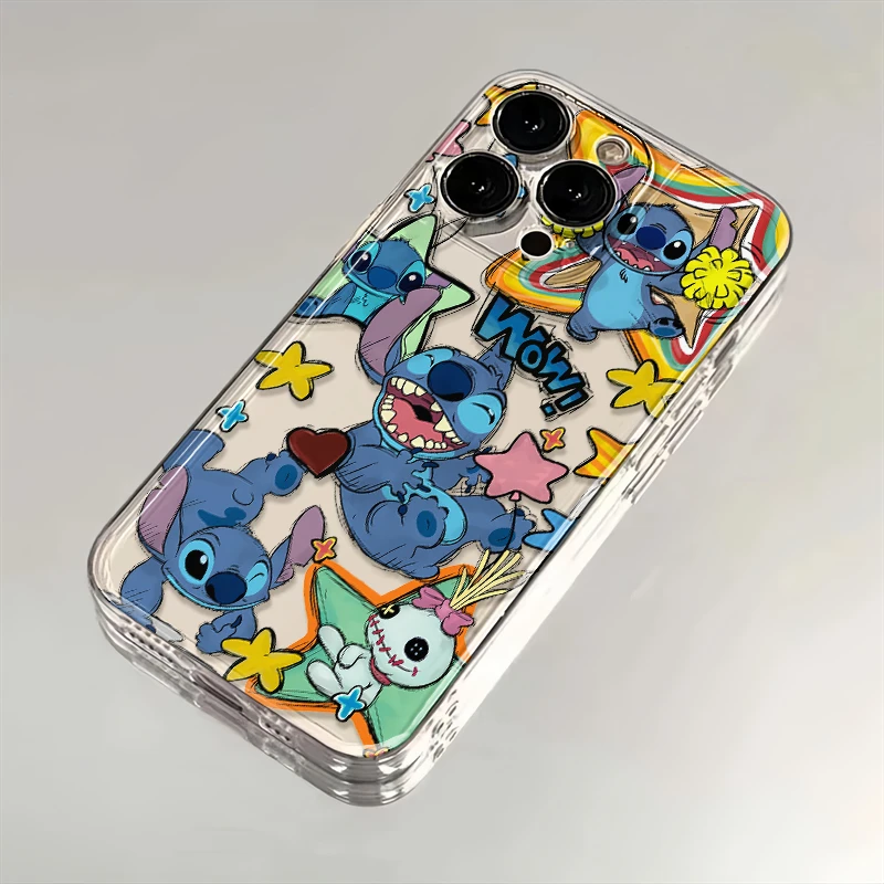 涂鸦史迪仔适用苹果iPhone16promax14小米15华为70手机壳12太空MT