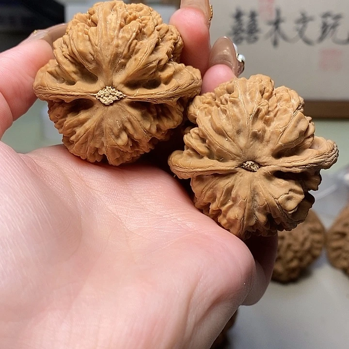 文玩核桃把件48粗筋