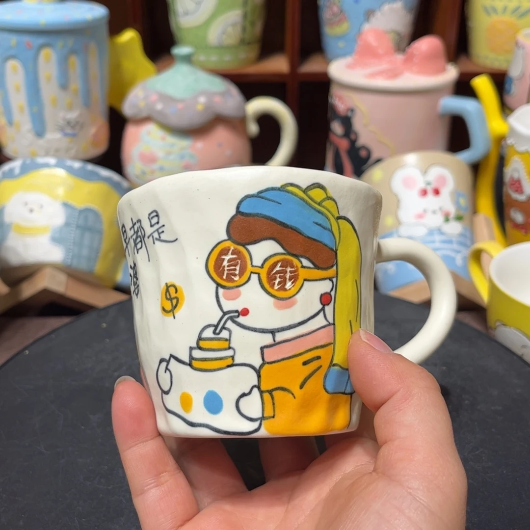 陶杯子景德镇陶瓷马克杯