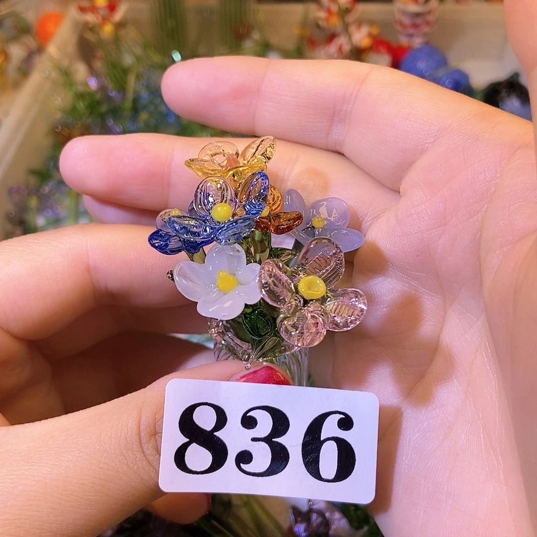 琉璃手工艺品836花瓶