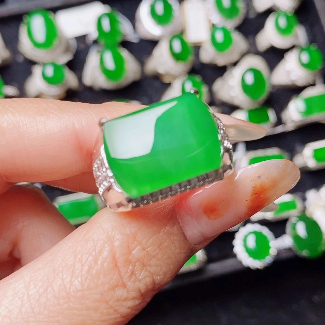 未镶嵌戒指翡翠天然翡翠正品