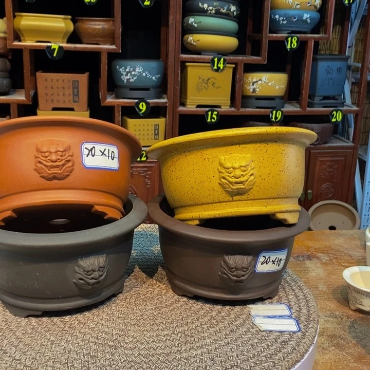 紫砂花盆紫砂花盆