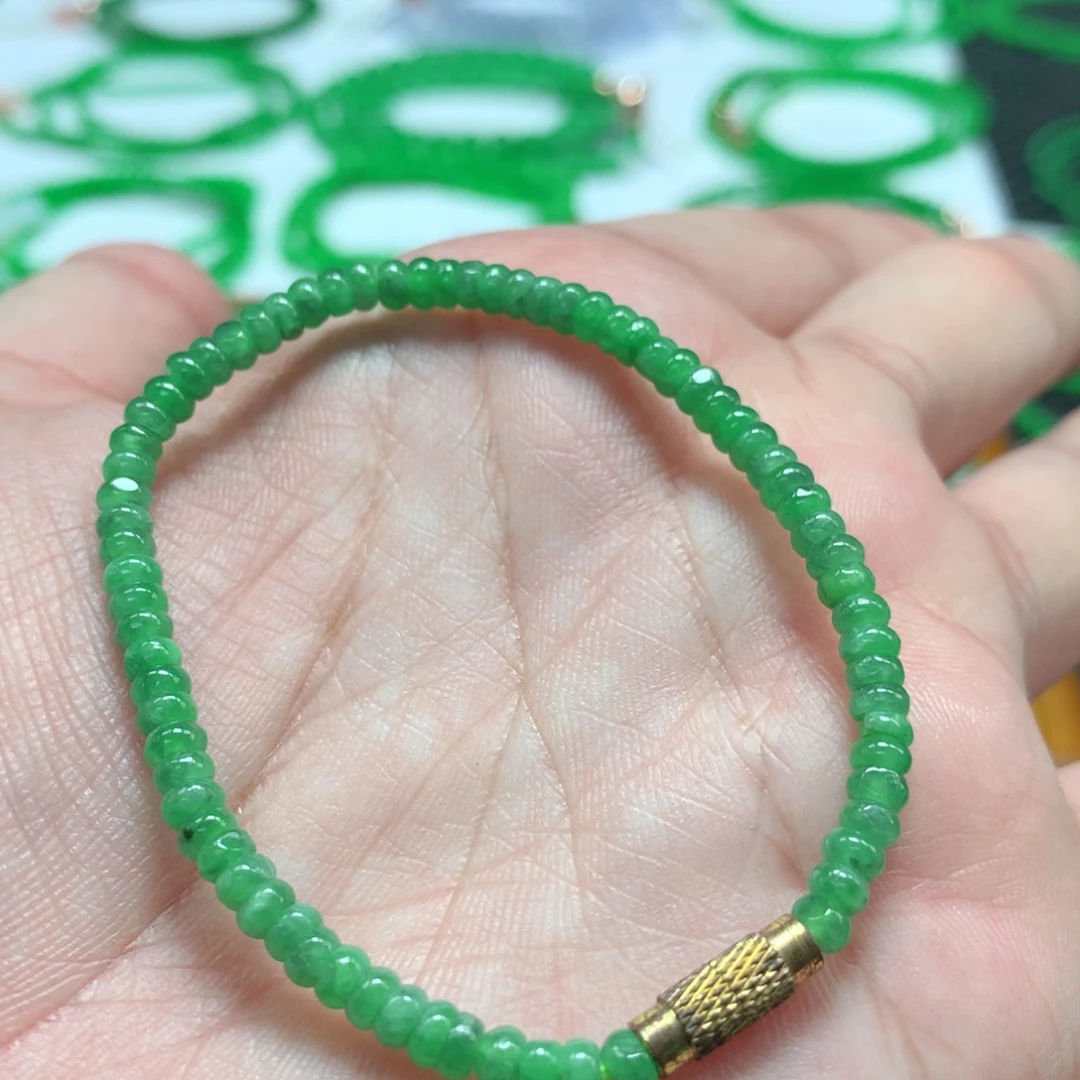 未镶嵌手链翡翠翡翠