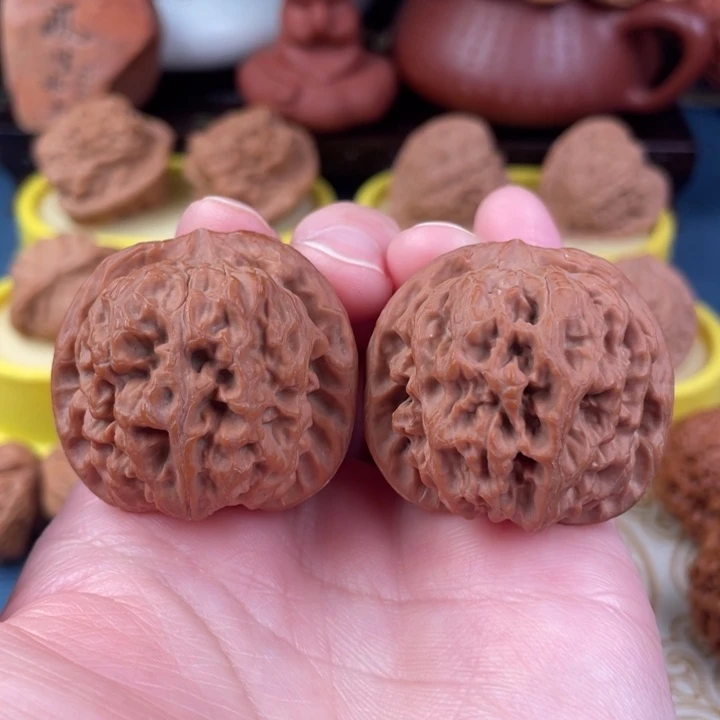 吊坠文玩核桃太行雪狮39