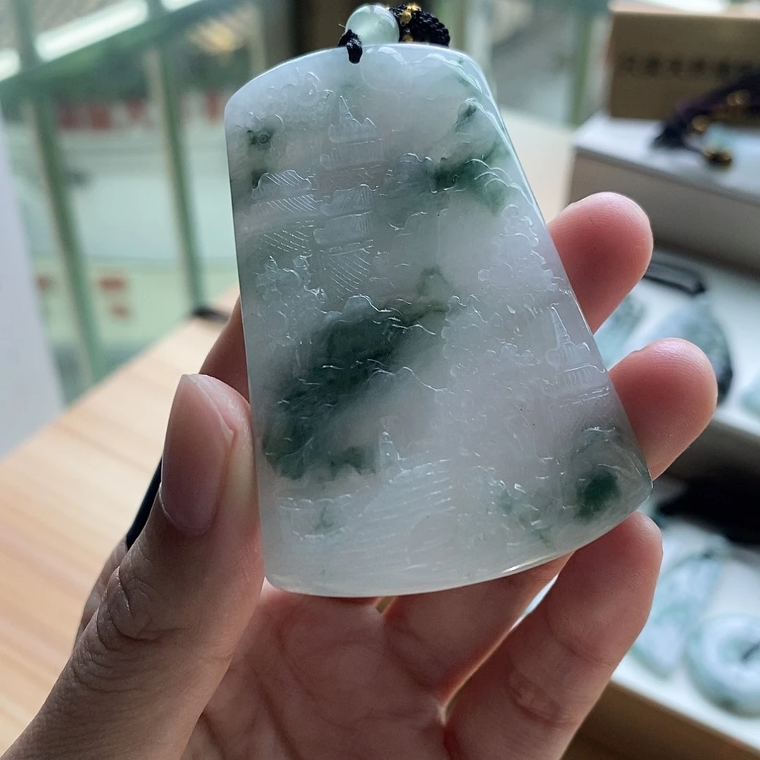 【闪购商品】颈饰未镶嵌翡翠天然缅甸A货翡翠