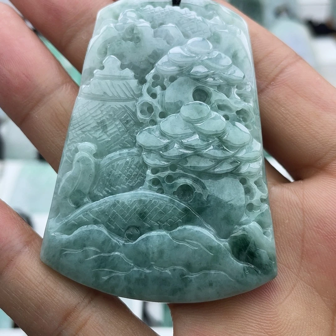 颈饰未镶嵌翡翠翡翠