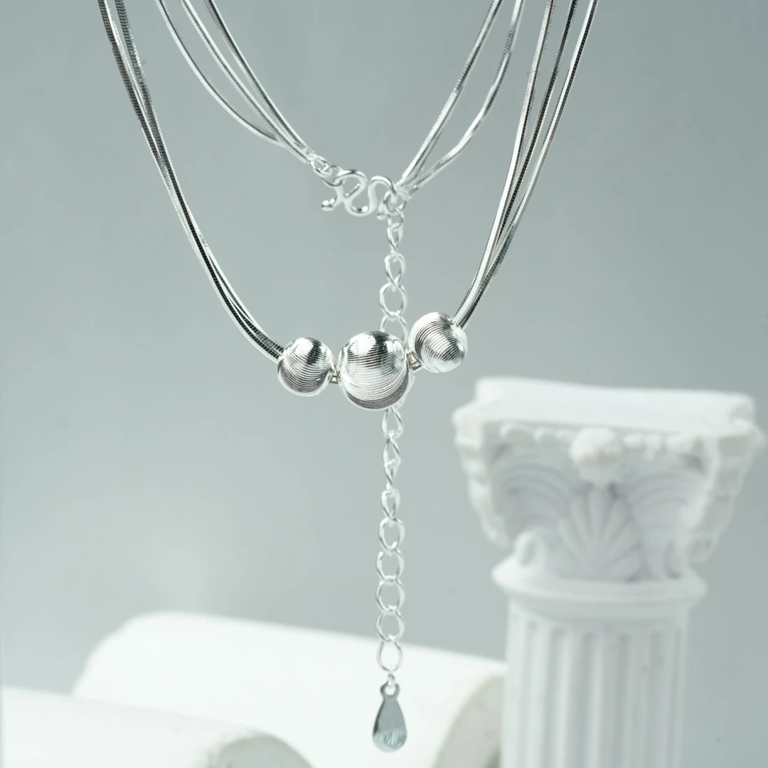 足银银制品  【小北好物】足银项链17-QP53X67