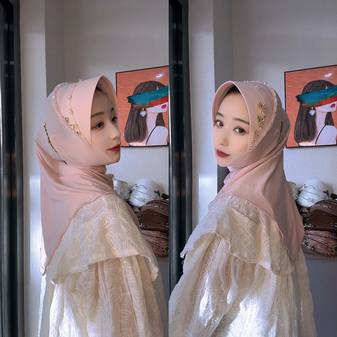 新款三角水晶休闲硬帽沿