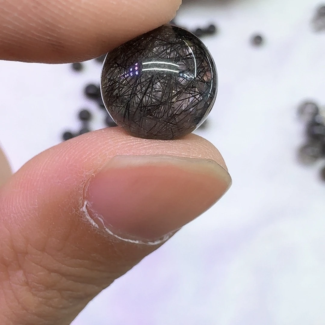 水晶打孔不退换未镶嵌