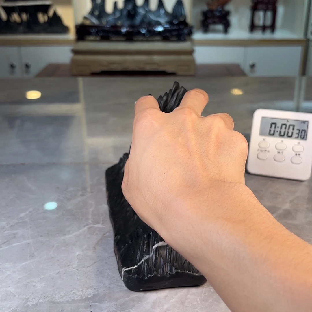 老***Q灵璧石手工雕刻奇石摆件