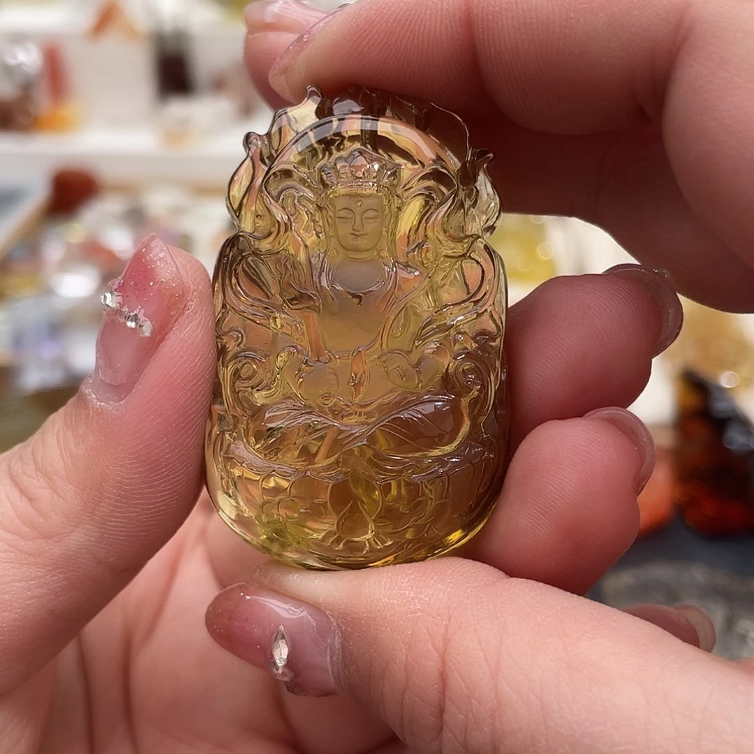 水晶颈饰未镶嵌定制